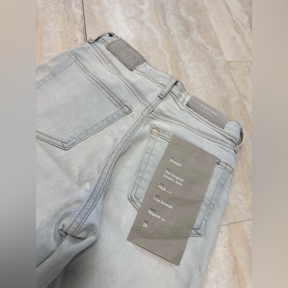 NWT EVERLANE The Original Cheeky Jeans (24) - Picture 4 of 5